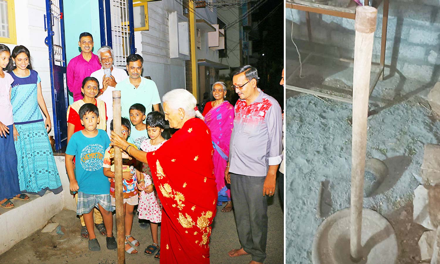 சந்திரகிரகணத்தில் பிடிமானம் இல்லாமல் உலக்கையை நிறுத்தி சோதனை: கோவில்களில் பரிகார பூஜை