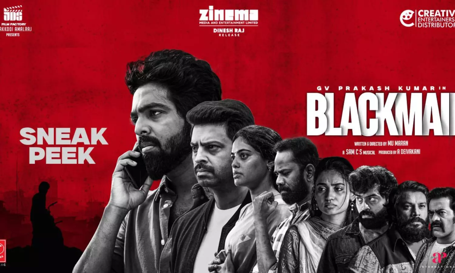 ஜி.வி. பிரகாஷ் நடித்த Blackmail படத்தின் சுவாரசிய ஸ்னீக் பீக் வெளியீடு!