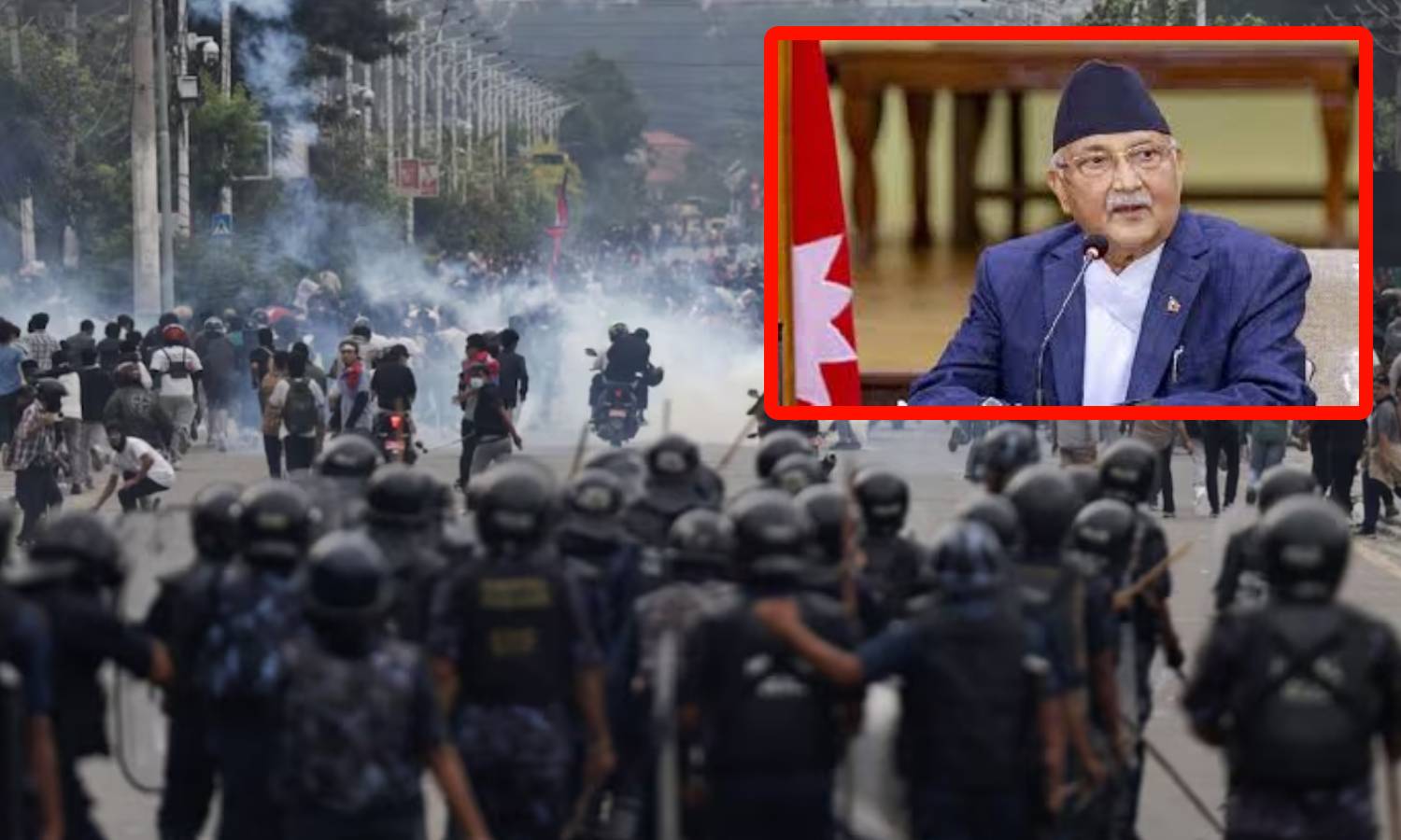 நேபாள பிரதமர் பதவி விலகக்கோரி இளைஞர்கள் தொடர்ந்து போராட்டம்