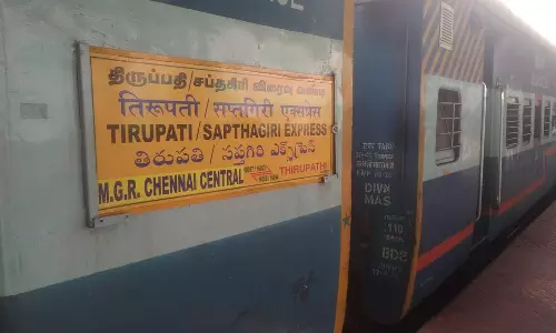 நவீன பாதுகாப்பு அம்சங்களுடன் சப்தகிரி ரெயில் மாற்றியமைப்பு: வருகிற 20-ந்தேதி முதல் இயக்கம்