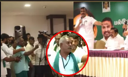 பொள்ளாச்சி: ஆலோசனை கூட்டத்தில் எடப்பாடி பழனிசாமியிடம் வாக்குவாதத்தில் ஈடுபட்ட விவசாயி