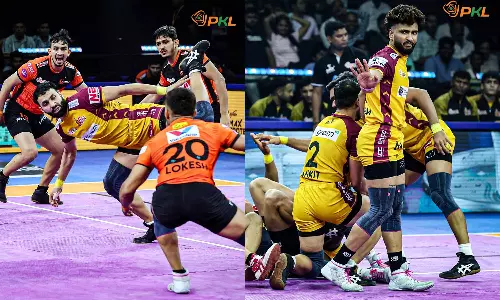 Pro Kabaddi 2025: யு.மும்பையை 8 புள்ளிகள் வித்தியாசத்தில் விழ்த்தியது தெலுங்கு டைட்டன்ஸ்