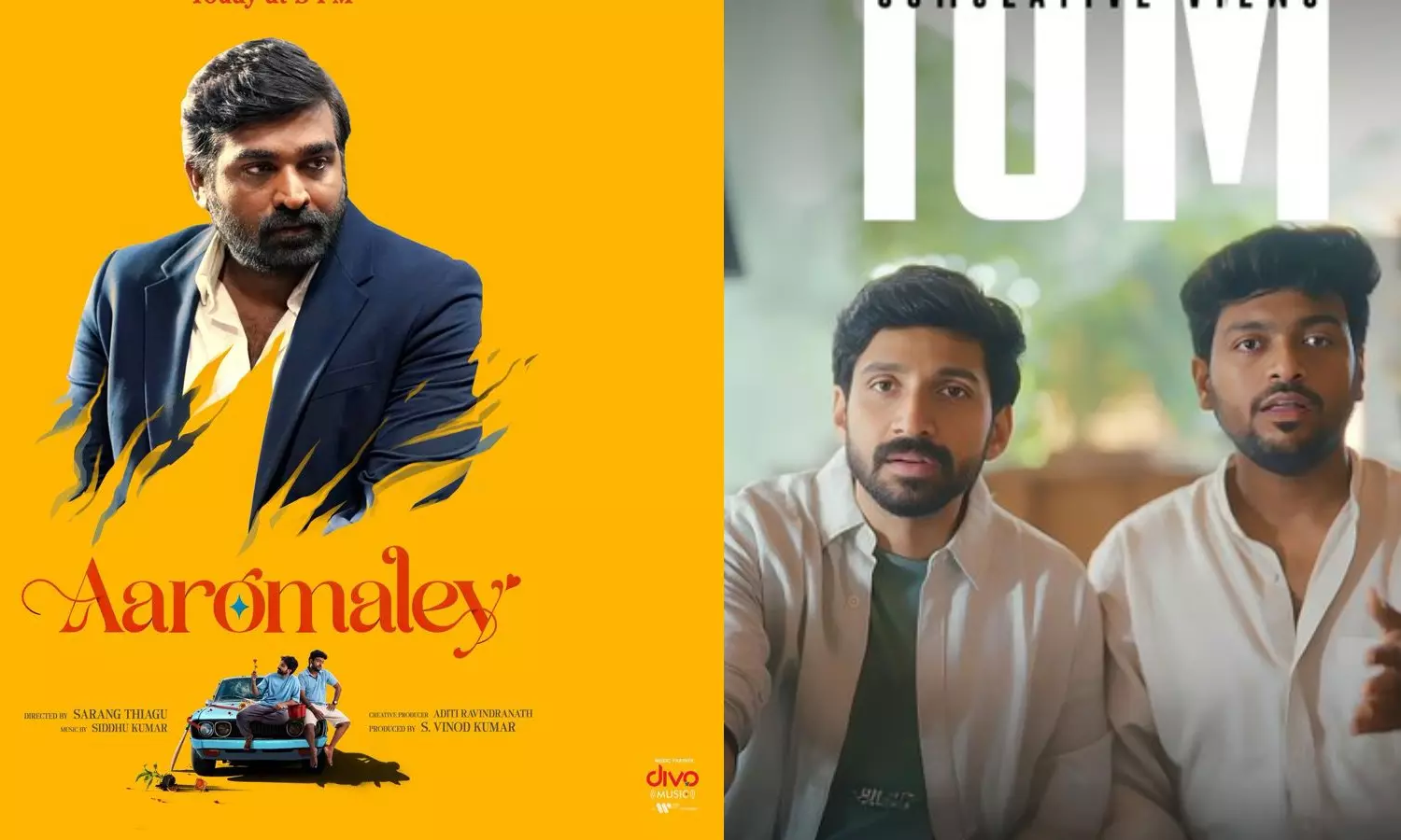 கிஷன் தாஸ் - ஹர்ஷத் கான் நடிக்கும் ஆரோமலே படத்தின் முன்னோட்டம் இன்று மாலை வெளியீடு!