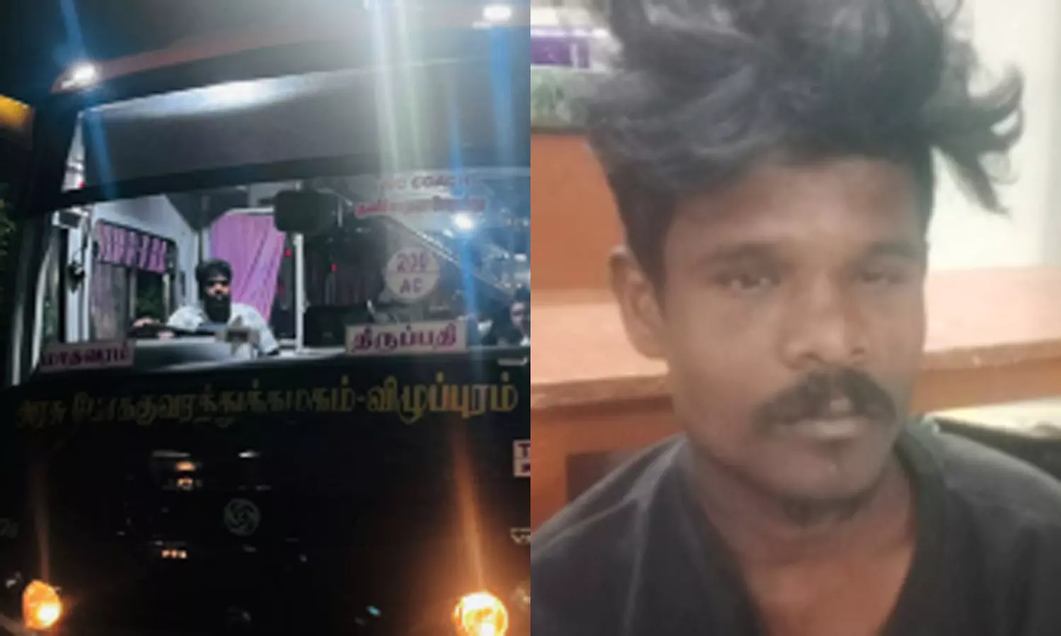 கோயம்பேட்டில் திருடப்பட்ட அரசு பேருந்து நெல்லூரில் மீட்பு- வாலிபர் கைது கோயம்பேட்டில் திருடப்பட்ட அரசு பேருந்து நெல்லூரில் மீட்பு- வாலிபர் கைது