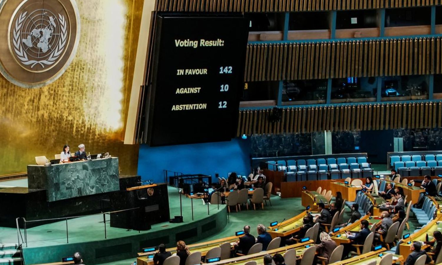 பாலஸ்தீனத்தை சுதந்திர நாடாக அறிவிக்கும் ஐ.நா. தீர்மானம் - ஆதரவாக வாக்களித்த இந்தியா - இஸ்ரேலுக்கு ஷாக்! பாலஸ்தீனத்தை சுதந்திர நாடாக அறிவிக்கும் ஐ.நா. தீர்மானம் - ஆதரவாக வாக்களித்த இந்தியா - இஸ்ரேலுக்கு ஷாக்!