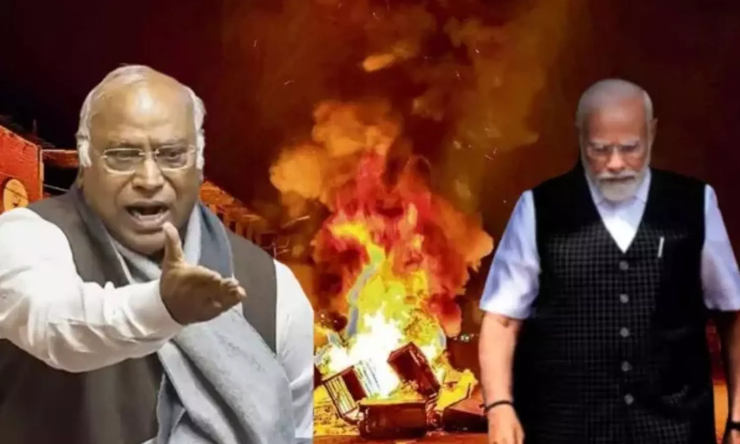 46 வெளிநாட்டுப் பயணம் செய்தபின் வெறும் 3 மணி நேரம் மணிப்பூர் வந்திருப்பது மோடியின் கோழைத்தனம் - கார்கே