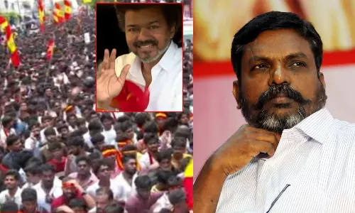 விஜய் தனித்துதான் காணப்படுகிறார்: வடிவேலு ஷோ நடத்தினால் கூட கூட்டம் கூடும்: திருமாவளவன்