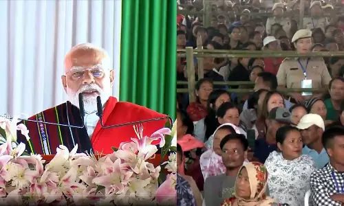 மணிப்பூரை அமைதி மற்றும் செழிப்பின் அடையாளமாக மாற்ற விரும்புகிறோம்: பிரதமர் மோடி பேச்சு