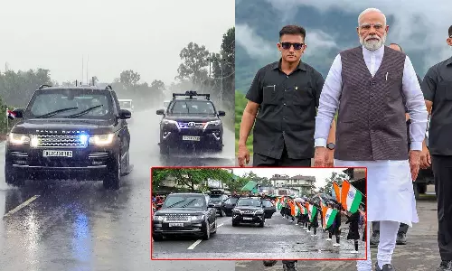 ஹெலிகாப்டருக்கு பதில் ஒன்றரை மணி நேரம் காரில் பயணித்த பிரதமர் மோடி: காரணம் இதுதானாம்..!