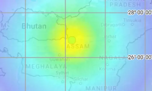 அசாமில் 5.8 ரிக்டர் அளவில் நிலநடுக்கம்.. நில அதிர்வால் மக்கள் அச்சம்