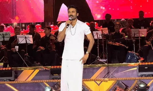 இட்லி கடை பெயர் வைத்தது ஏன்?: இசை வெளியீட்டு விழாவில் தனுஷ் பேச்சு