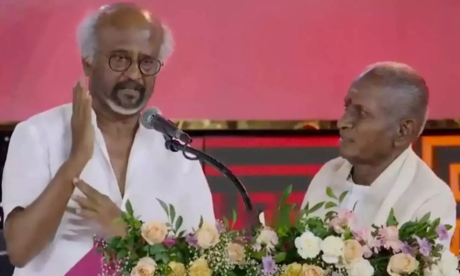 இணையத்தில் பேசுபொருளான ரஜினி - இளையராஜாவின்  குடி பற்றிய உரையாடல்