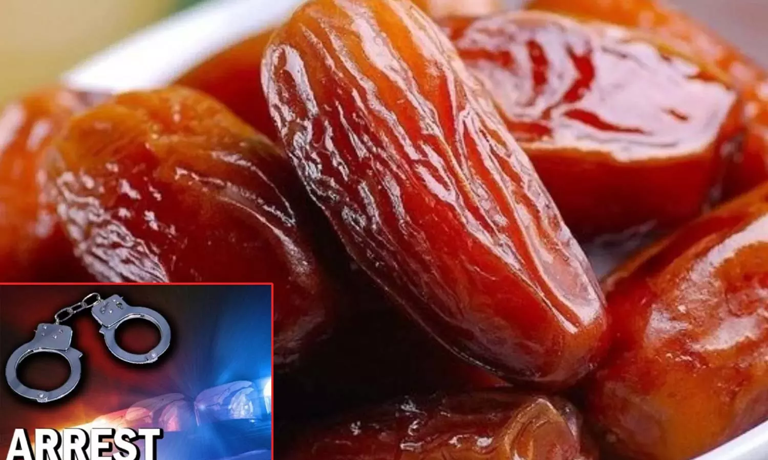 பேரீச்சம்பழத்தில் கஞ்சா - சிறை கைதியான மகனுக்கு கொடுக்க முயன்ற தாய் கைது பேரீச்சம்பழத்தில் கஞ்சா - சிறை கைதியான மகனுக்கு கொடுக்க முயன்ற தாய் கைது