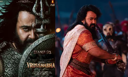 மோகன்லால் நடித்த Vrusshabha படத்தின்  டீசர் ரிலீஸ் அறிவிப்பு!