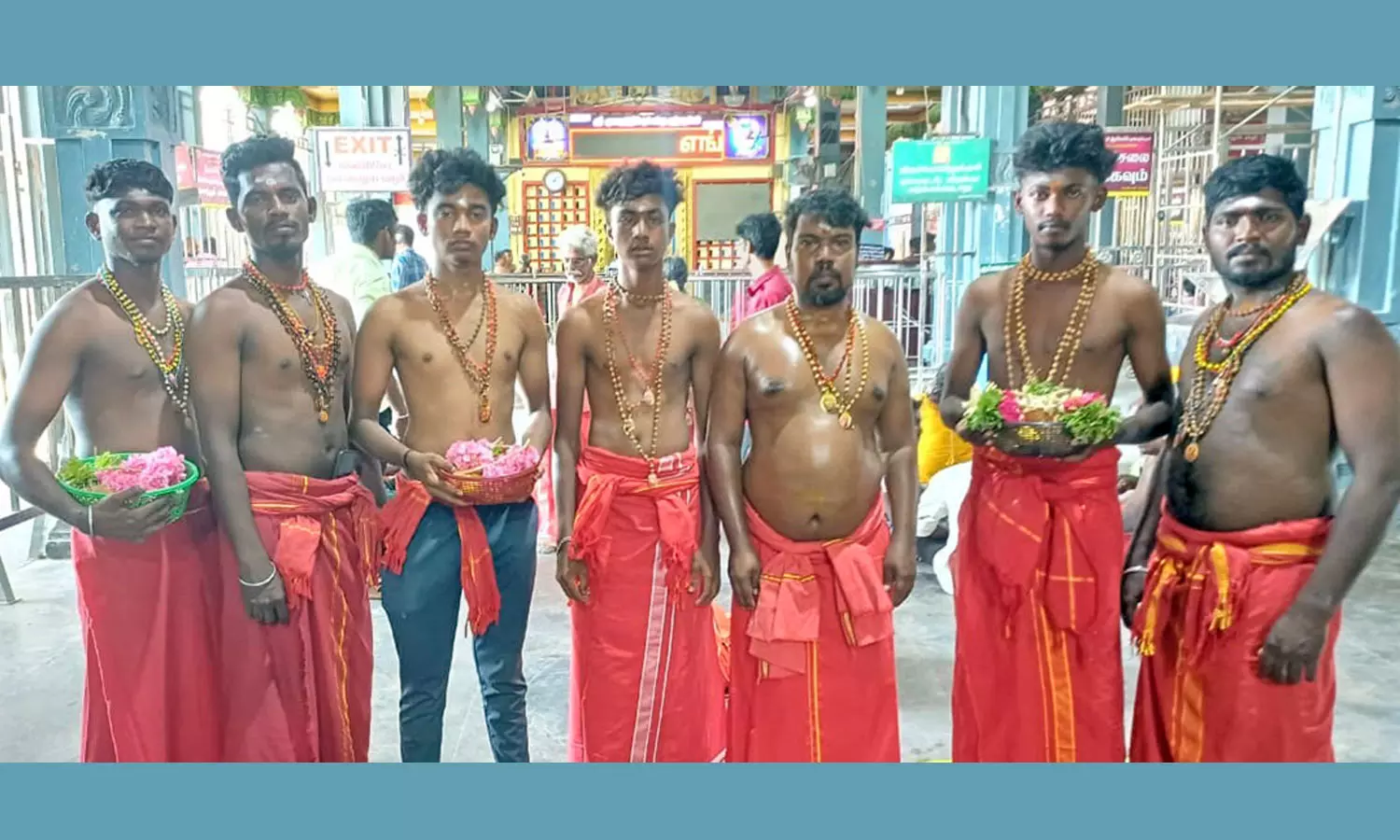 கோவிலில் இன்று விரதம் தொடங்கிய பக்தர்கள்.