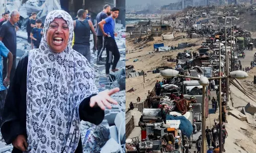 காசாவில் இஸ்ரேல் வெறியாட்டம்.. 65 ஆயிரத்தை கடந்த பலி எண்ணிக்கை - 90% மக்கள் வீடுகளை விட்டு வெளியேற்றம்