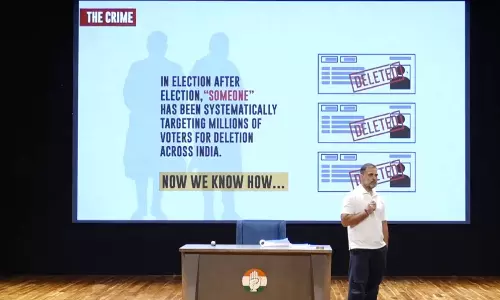 வாக்குத் திருட்டு மோசடி -  புதிய அணுகுண்டை வீசிய ராகுல் காந்தி