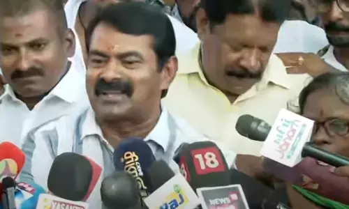 விஜயை எதிர்த்து பேசினால் தி.மு.க. கைக்கூலியா! - கொந்தளித்த சீமான்