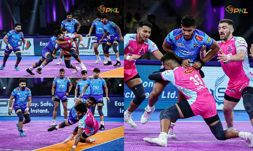 புரோ கபடி லீக்: பெங்கால் அணியை 4 புள்ளிகள் வித்தியாசத்தில் வீழ்த்தியது ஜெய்ப்பூர்