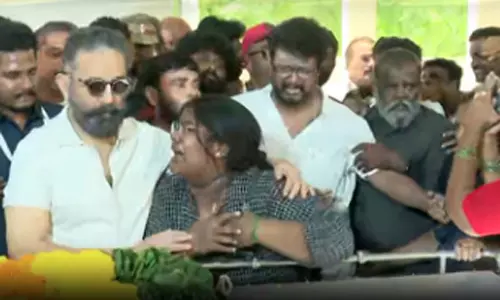 ரோபோ சங்கர் உடலுக்கு கமல்ஹாசன் அஞ்சலி