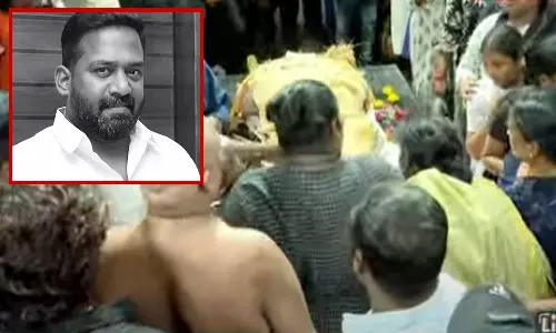 சென்னை வளசரவாக்கம் மின் மயானத்தில் ரோபோ சங்கர் உடல் தகனம்