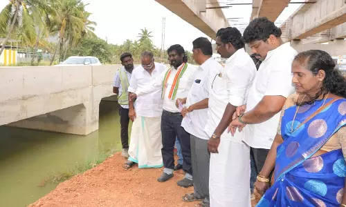 கன்னியாகுமரியில் நான்கு வழி சாலை- விஜய் வசந்த் எம்.பி ஆய்வு