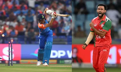 முடிஞ்சா அடிச்சுபாரு..! பவர்பிளேயில் மெய்டன் ஓவர் வீசிய ஓமன் பந்து வீச்சாளர்