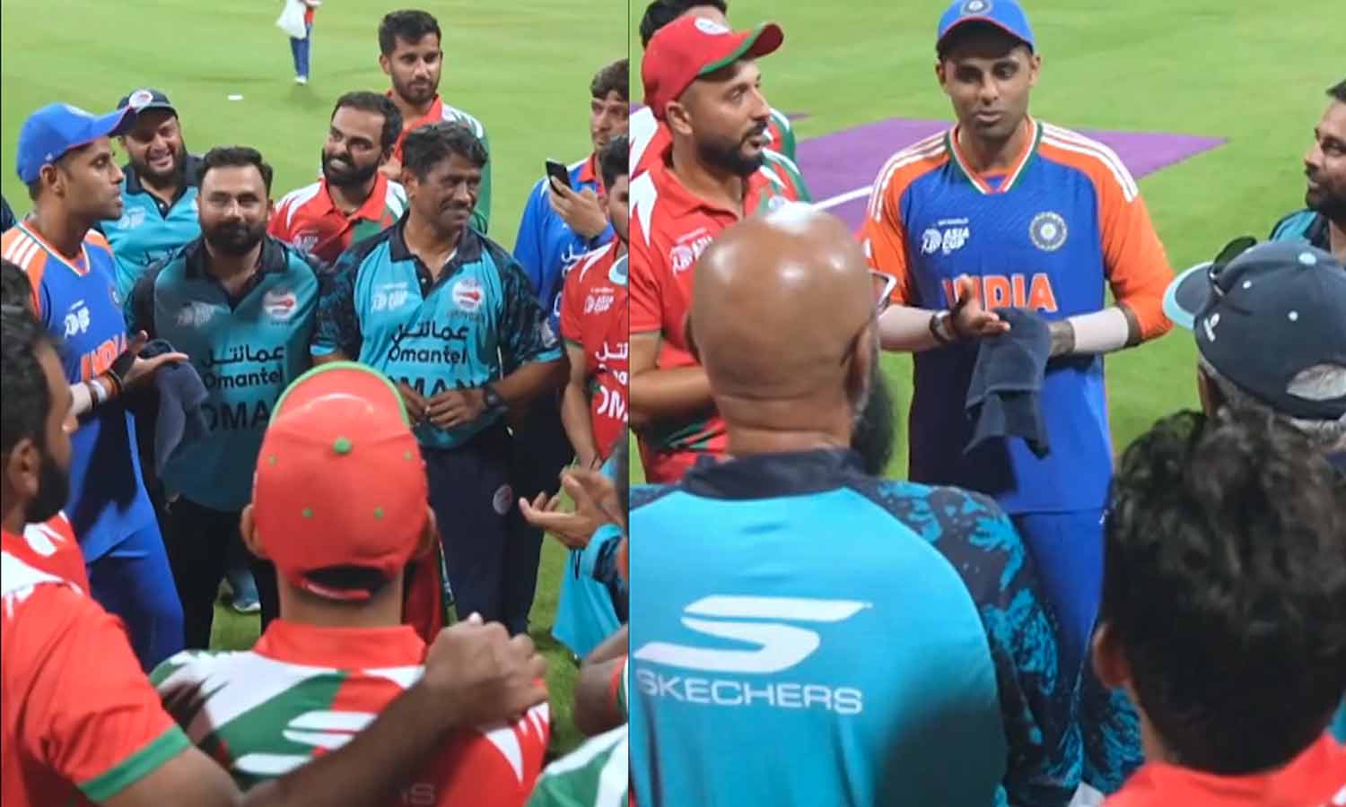 வீடியோ: மற்ற 2 அணிகளை விட சிறப்பாக விளையாடினீர்கள்.. ஓமன் அணியை பாராட்டிய சூர்யகுமார்