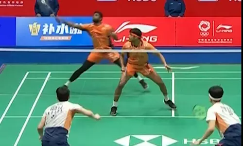 சீனா மாஸ்டர்ஸ் பேட்மிண்டன்: இறுதிப்போட்டியில் சாத்விக் சிராக் ஜோடி தோல்வி