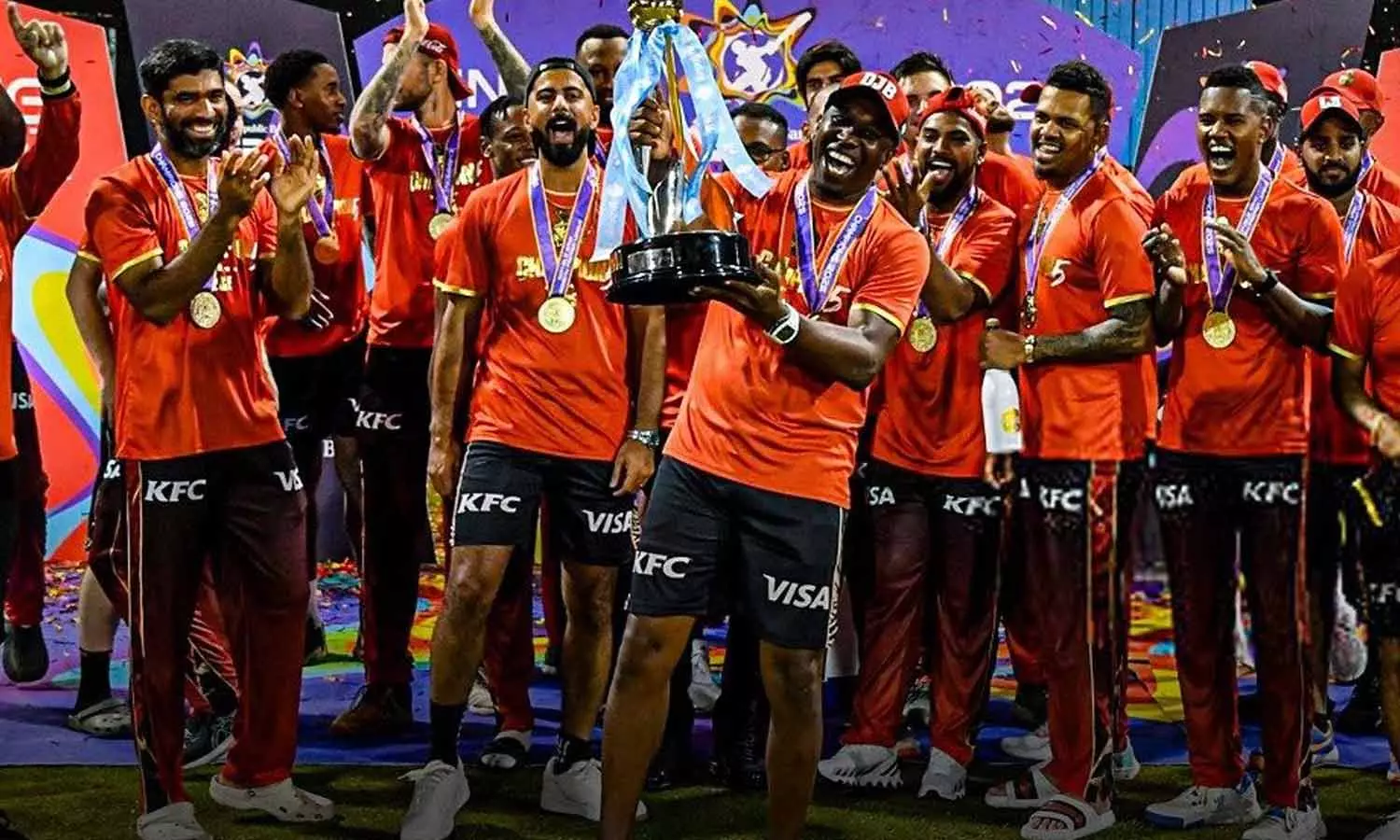 கரீபியன் பிரீமியர் லீக்: 5-வது முறையாக டிரின்பாகோ நைட் ரைடர்ஸ் அணி சாம்பியன் கரீபியன் பிரீமியர் லீக்: 5-வது முறையாக டிரின்பாகோ நைட் ரைடர்ஸ் அணி சாம்பியன்