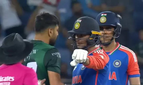 VIDEO: அபிஷேக் சர்மாவுடன் வாக்குவாதத்தில் ஈடுபட்ட ஹாரிஸ் ராஃப்