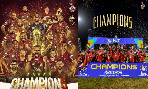 கரீபியன் ப்ரீமியர் லீக் கோப்பையை வென்றது ட்ரின்பாகோ நைட் ரைடர்ஸ் அணி