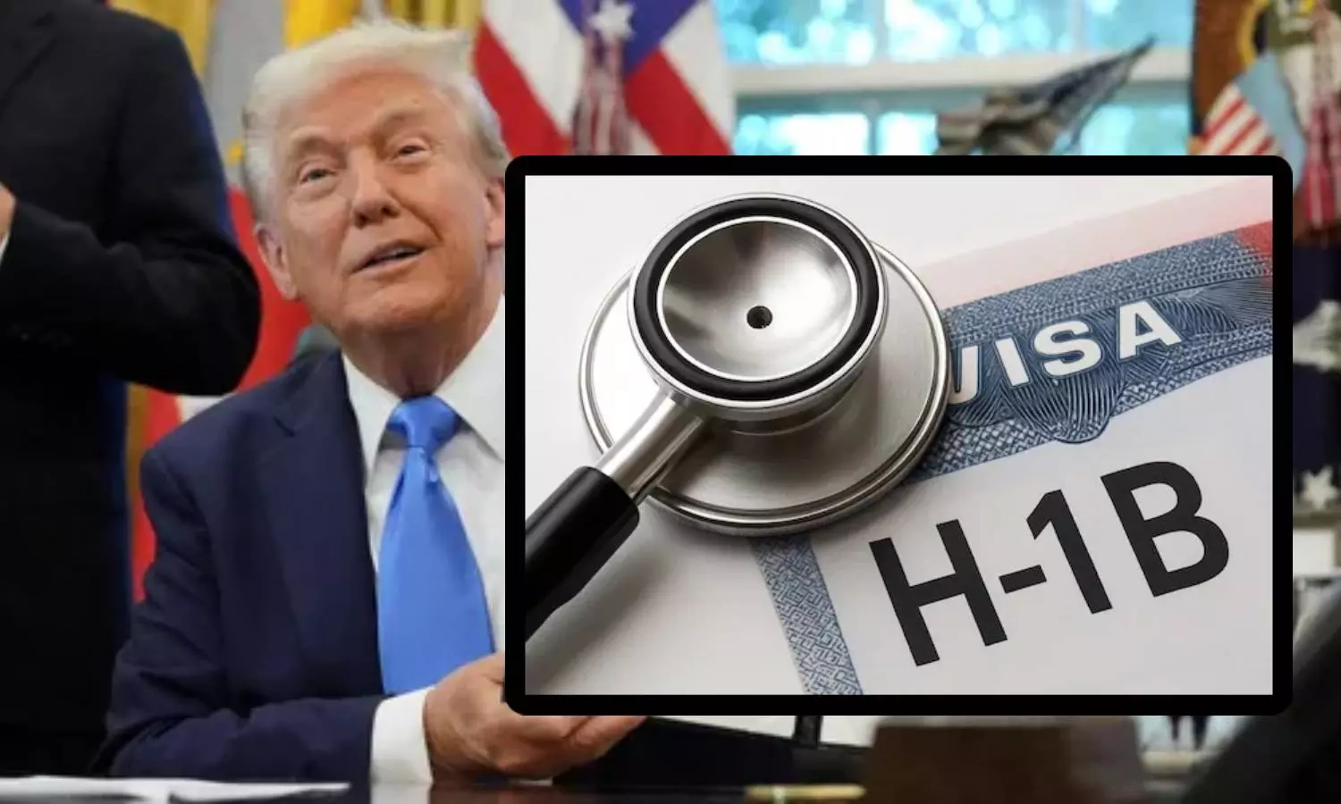 H-1B  விசா கட்டண உயர்வில் டாக்டர்களுக்கு விலக்கு அளிக்க அமெரிக்கா பரிசீலனை