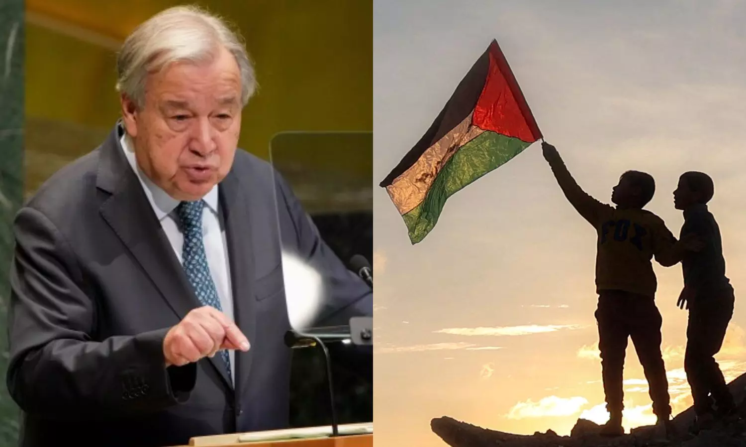 தனி நாடு அந்தஸ்து பாலஸ்தீனத்திற்கான சலுகை அல்ல.. உரிமை! - ஐ.நா பொதுச் செயலாளர் திட்டவட்டம்