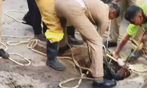 திருச்சி அருகே பாதாள சாக்கடையில் விஷவாயு தாக்கி 2 தொழிலாளர்கள் பலி