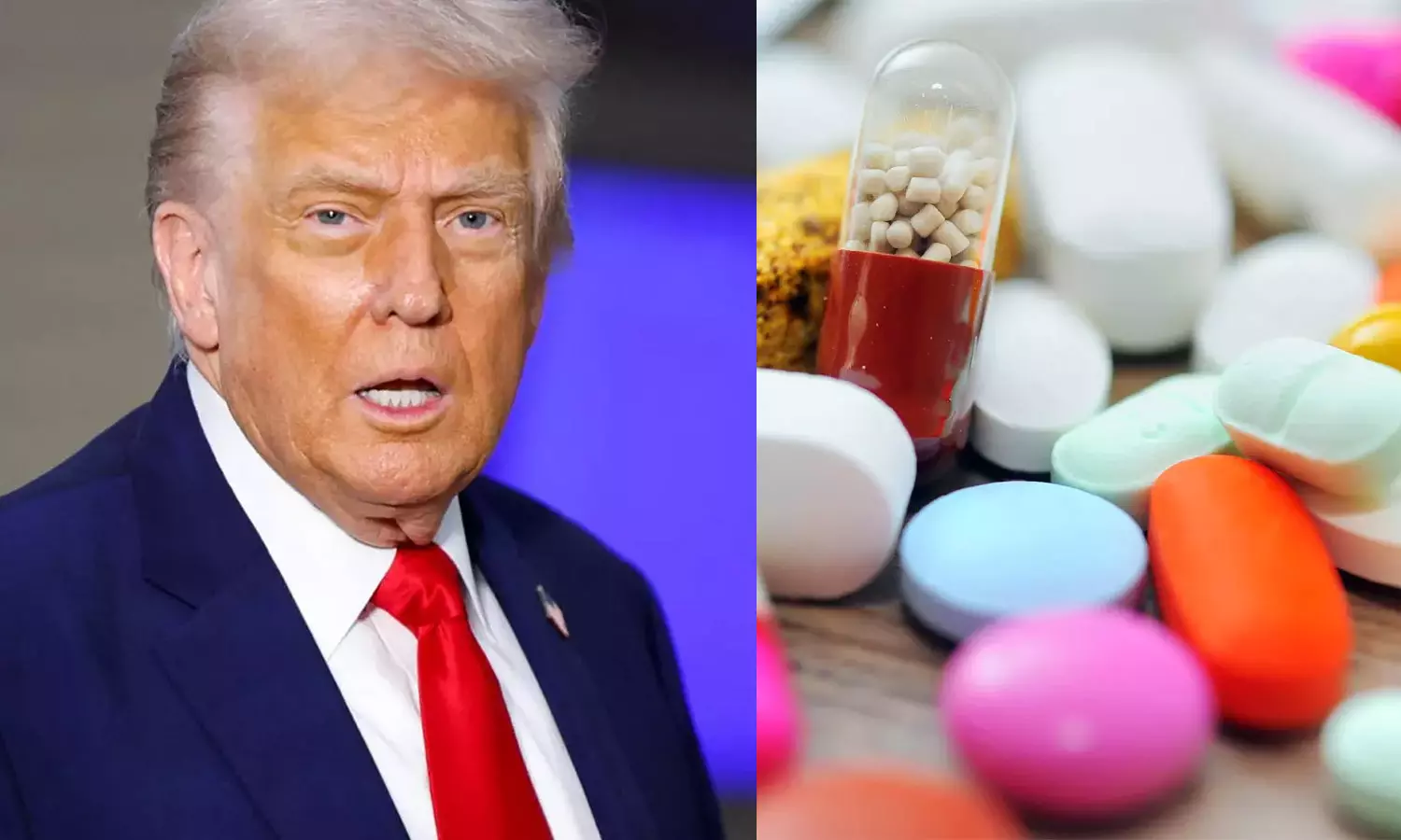 மருந்து பொருட்களுக்கு 100% வரி -  டிரம்ப் அறிவிப்பு