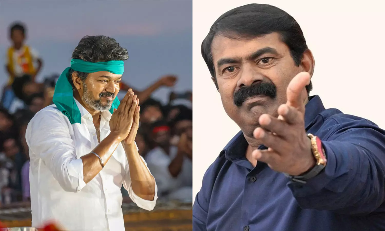 இரண்டு சனியன்களை கையில் எடுத்துக்கொண்டு சனிக்கிழமைதோறும் வரும் விஜய் - சீமான் விளாசல் இரண்டு சனியன்களை கையில் எடுத்துக்கொண்டு சனிக்கிழமைதோறும் வரும் விஜய் - சீமான் விளாசல்