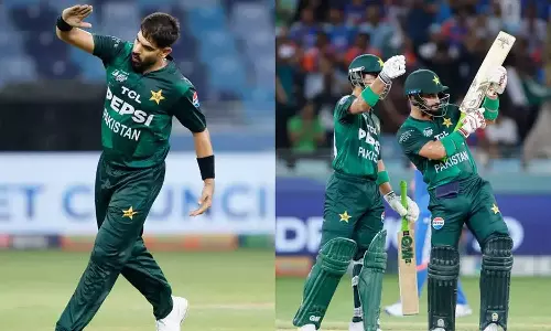 சர்ச்சையான சைகை.. ஹாரிஸ் ராஃப் - ஃபர்ஹானுக்கு அபராதத்துடன் எச்சரிக்கை விடுத்த ஐசிசி