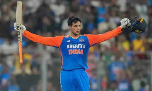 டி20 கிரிக்கெட்: ஹாட்ரிக் அரை சதம் அடித்த 6வது இந்தியர் அபிஷேக் சர்மா