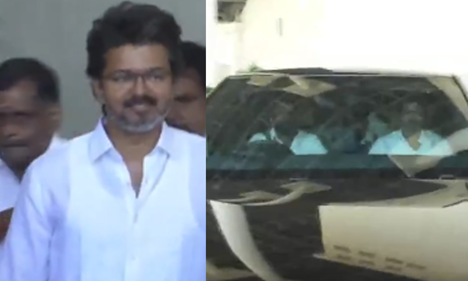 திருச்சியில் இருந்து நாமக்கல் புறப்பட்ட விஜய்- வழிநெடுகிலும் தொண்டர்கள் உற்சாக வரவேற்பு