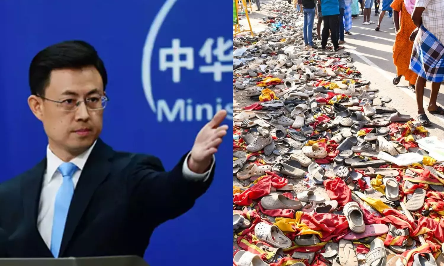 கரூர் கூட்ட நெரிசலில் உயிரிழந்தவர்கள் குடும்பங்களுக்கு சீனா இரங்கல் கரூர் கூட்ட நெரிசலில் உயிரிழந்தவர்கள் குடும்பங்களுக்கு சீனா இரங்கல்