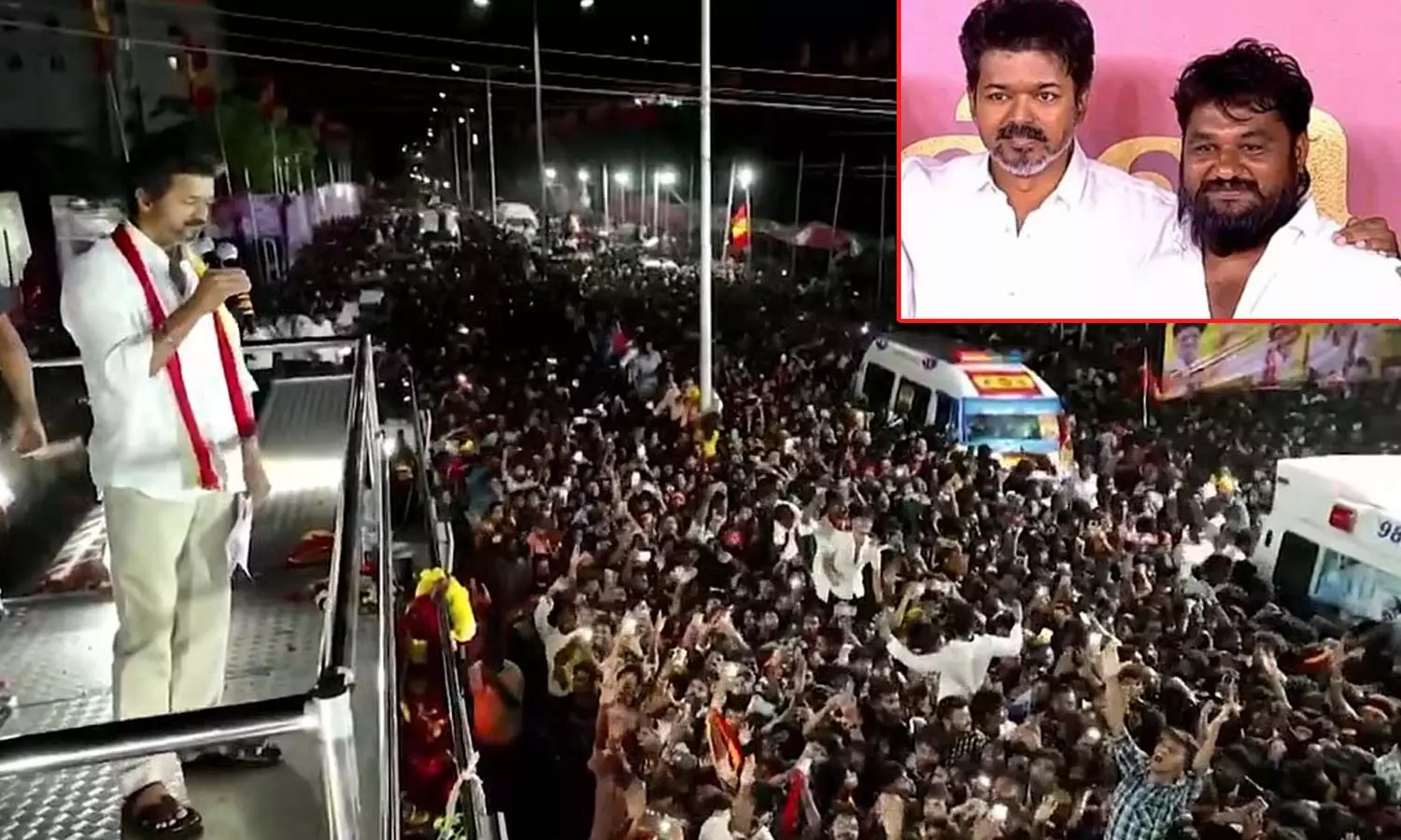 கரூர் கூட்ட நெரிசல்- மேலும் ஒரு த.வெ.க. நிர்வாகி கைது