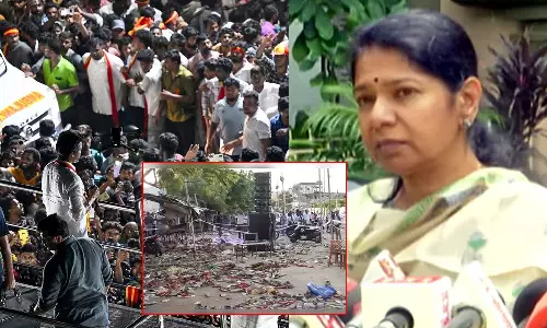 தன்னுடைய பாதுகாப்பை மட்டுமே நினைப்பதை இதுவரை நான் பார்த்ததில்லை: விஜய் மீது கனிமொழி விமர்சனம்