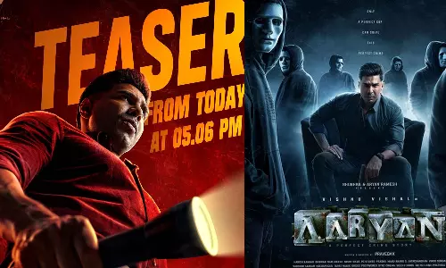 இன்று மாலை வெளியாகிறது ஆர்யன் படத்தின் டீசர்