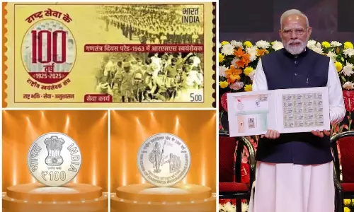 RSS அமைப்பின் நூற்றாண்டு சிறப்பு ரூ.100 நாணயத்தை வெளியிட்டார் பிரதமர் மோடி