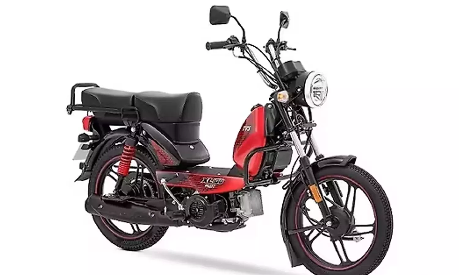 அலாய் வீல்களுடன் அறிமுகம் செய்யப்பட்ட டிவிஎஸ் XL100