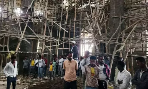 எத்தியோப்பியாவில் தேவாலய கட்டடம் இடிந்து விழுந்த விபத்தில் 36 பேர் பலி