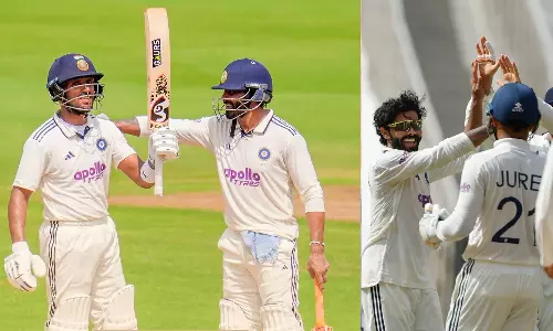 வெஸ்ட் இண்டீசுக்கு எதிரான டெஸ்ட்: இந்தியா 448 ரன்கள் குவித்து டிக்ளேர் - 286 ரன்கள் முன்னிலை