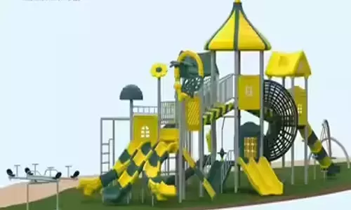 மெரினாவில் உருவாகும் குழந்தைகள் பூங்கா- பெரியவர்களுக்கு உடற்பயிற்சி கூடம்