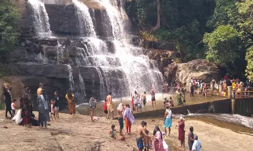 நீர்வரத்து சீரானது: மேகமலை அருவியில் குளிக்க அனுமதி - சுற்றுலா பயணிகள் மகிழ்ச்சி